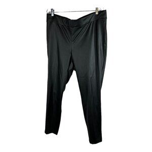 Torrid Faux Leather Leggings Pants Womens Plus Size 3 Black Stretch Pull‎ On